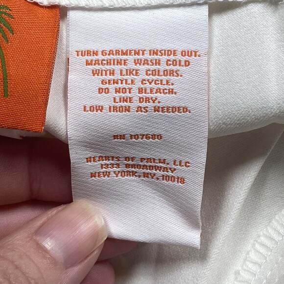 Hearts Of Palm Capris Women's 10P Pull-On White Stretch Studded Slit NEW - Picture 4 of 6